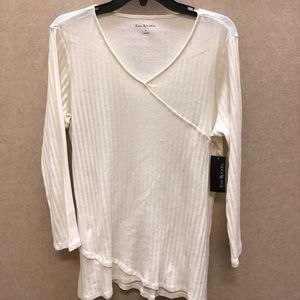 Kim Rogers Cream Blouse Large XL